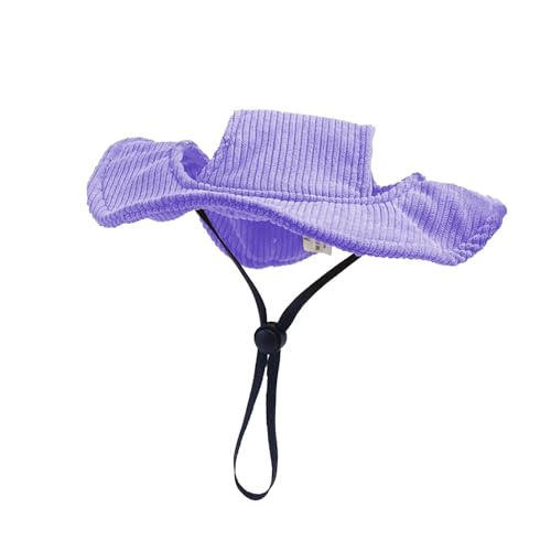 Aymzbd Haustier Eimer Hut für Hunde, Sommerkappe für Kleine Und Mittelgroße Tiere, Ideal für Reisen Und Aktivitäten, Xs von Aymzbd
