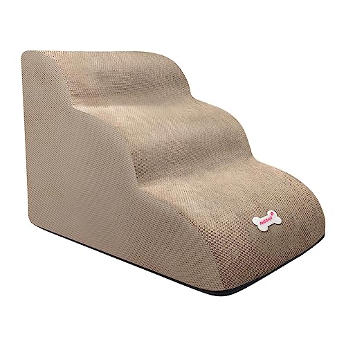 Aymzbd Haustier Hundetreppe, Hundetreppe, 3 Stufen, Hunderampe, Abnehmbare Abdeckung, Welpentreppe, rutschfeste Hundeleiter, Haustier Katzentreppe für Aymzbd Haustier Hundetreppe, Hundetreppe, 3 Stufen, Hunderampe, Abnehmbare Abdeckung, Welpentreppe, rutschfeste Hundeleiter, Haustier Katzentreppe für von Aymzbd