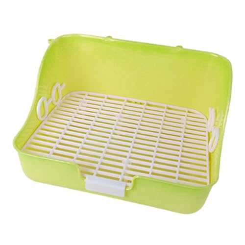 Aymzbd Haustierkäfigwanne mit Töpfchen Ecke, geeignet für Igel und Chinchilla, Gelb Aymzbd Haustierkäfigwanne mit Töpfchen Ecke, geeignet für Igel und Chinchilla, Gelb von Aymzbd
