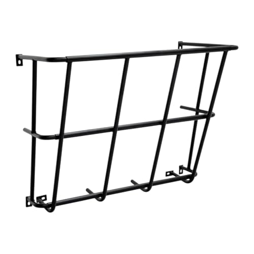 Aymzbd Hay Rack Horse Feeder Schwarze Kohlenstoffstahl Heuhärte für Kuhpferde Vieh von Aymzbd