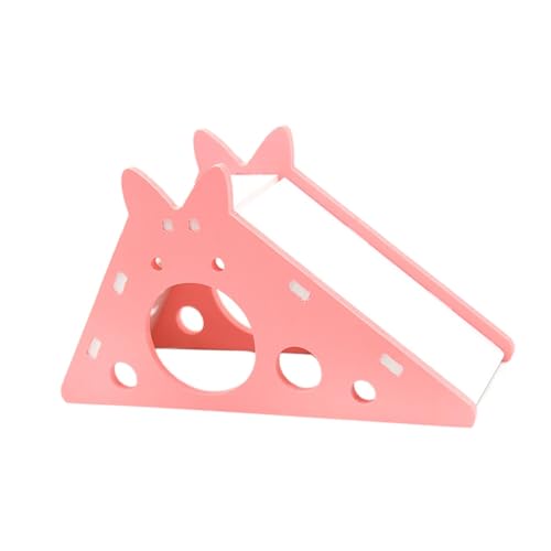 Aymzbd Holzhaus für Hamster, Versteckspielzeug und Käfigzubehör für kleine Haustiere, Rosa Aymzbd Holzhaus für Hamster, Versteckspielzeug und Käfigzubehör für kleine Haustiere, Rosa von Aymzbd