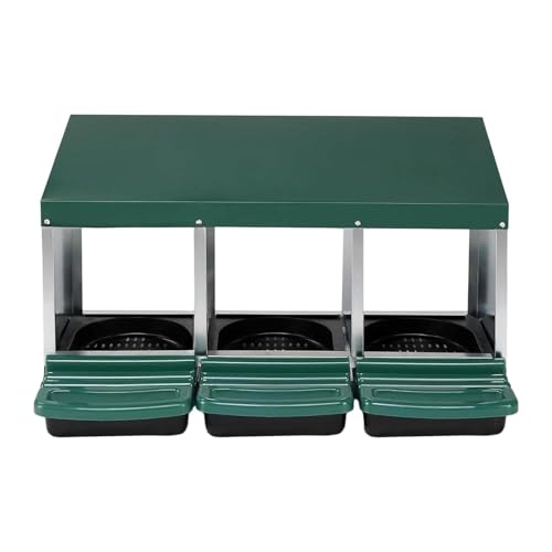 Aymzbd Hühnernistkasten mit 3 Fächern, Legekasten für Enten, Hinterhöfe, Bauernhöfe Aymzbd Hühnernistkasten mit 3 Fächern, Legekasten für Enten, Hinterhöfe, Bauernhöfe von Aymzbd