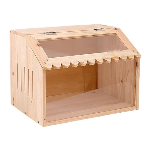 Aymzbd Hühnerzuchtbox Holz Inkubator für Küken Und Vögel Lebensraum für Kleine Tiere, 40x30x30cm von Aymzbd