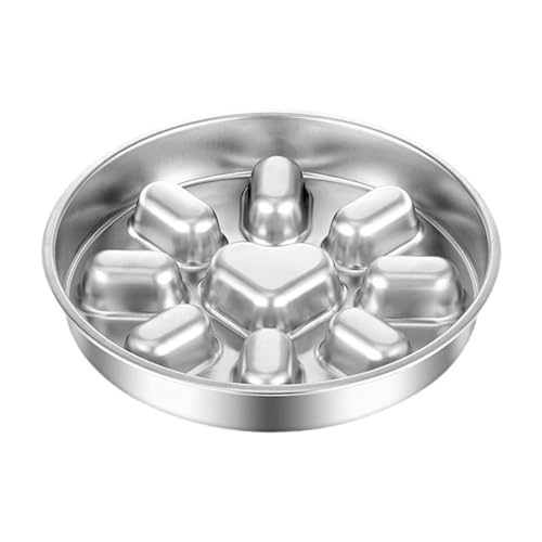 Aymzbd Hund Schüssel Langsam Feeder Tragbare Langsam Feed Doppelseitige Verwendung Anti Schlucken Edelstahl Aymzbd Hund Schüssel Langsam Feeder Tragbare Langsam Feed Doppelseitige Verwendung Anti Schlucken Edelstahl von Aymzbd