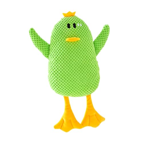 Aymzbd Hunde Kauspielzeug Entenförmiges Quietschspielzeug für Welpen Zur Zahnreinigung Und Beschäftigung Aus Ananas Fleece Gefertigt Als Geschenk Und Zur Un, M von Aymzbd