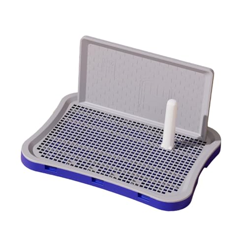 Aymzbd Hunde Toilette für Welpen mit Abnehmbarer Und Töpfchen Pad für Haustiere, Klein Blau Aymzbd Hunde Toilette für Welpen mit Abnehmbarer Und Töpfchen Pad für Haustiere, Klein Blau von Aymzbd