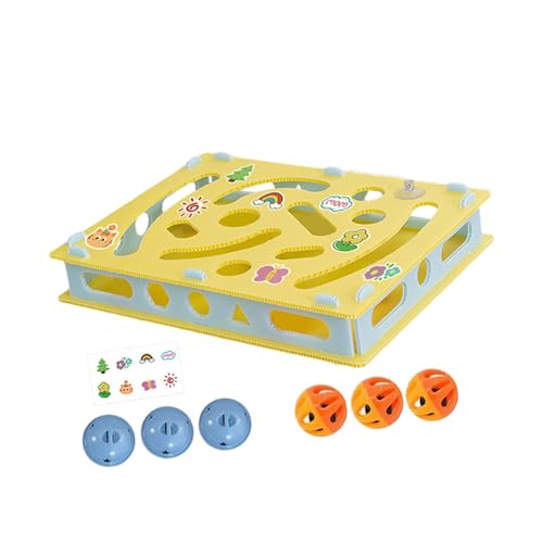 Aymzbd Interaktives Gadget für Kätzchen, Puzzle-Spielzeug für Katzen, Style B Aymzbd Interaktives Gadget für Kätzchen, Puzzle-Spielzeug für Katzen, Style B von Aymzbd