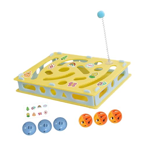 Aymzbd Interaktives Gadget für Kätzchen, Puzzle-Spielzeug für Katzen, Style C Aymzbd Interaktives Gadget für Kätzchen, Puzzle-Spielzeug für Katzen, Style C von Aymzbd