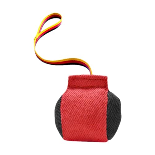 Aymzbd Interaktives Spielzeug für Hunde, ideal zum Ziehen und Trainieren von Welpen, Rot Schwarz Aymzbd Interaktives Spielzeug für Hunde, ideal zum Ziehen und Trainieren von Welpen, Rot Schwarz von Aymzbd