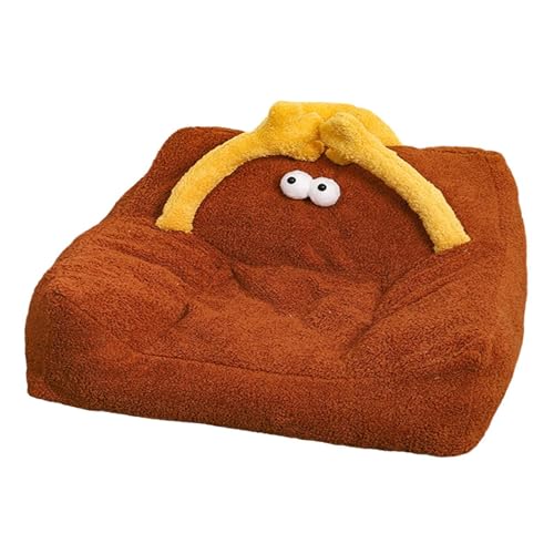 Aymzbd Katzenbetthundsofa Bett Couch Süß Bequemes Kätzchen Bett Haustierkissen für Innenkatzen Haustier Schlafbett für Welpen Hunde Kleine Haustiere, Braun, L Aymzbd Katzenbetthundsofa Bett Couch Süß Bequemes Kätzchen Bett Haustierkissen für Innenkatzen Haustier Schlafbett für Welpen Hunde Kleine Haustiere, Braun, L von Aymzbd