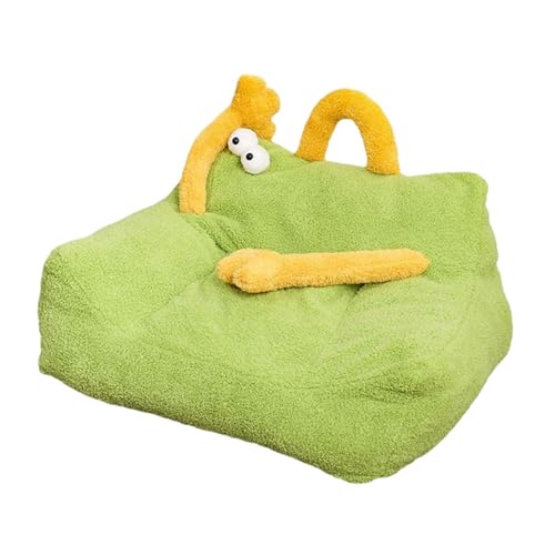 Aymzbd Katzenbetthundsofa Bett Couch Süß Bequemes Kätzchen Bett Haustierkissen für Innenkatzen Haustier Schlafbett für Welpen Hunde Kleine Haustiere, GrÜn, S Aymzbd Katzenbetthundsofa Bett Couch Süß Bequemes Kätzchen Bett Haustierkissen für Innenkatzen Haustier Schlafbett für Welpen Hunde Kleine Haustiere, GrÜn, S von Aymzbd