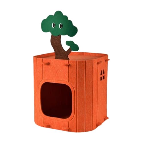 Aymzbd Katzenhaus, Katzenwohnung, Katzenversteck, Kratzfestes Katzenbett, Höhle, Geschlossenes Bett für Kätzchen, Verstecken Im Freien, Haustier, für Drinnen, 33cmx33cmx26cm Aymzbd Katzenhaus, Katzenwohnung, Katzenversteck, Kratzfestes Katzenbett, Höhle, Geschlossenes Bett für Kätzchen, Verstecken Im Freien, Haustier, für Drinnen, 33cmx33cmx26cm von Aymzbd