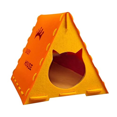Aymzbd Katzenhaus 16,93 Zoll X 15,75 Zoll X 15,75 Zoll Katzenbetthöhle Indoor Katzen Geschlossene Privatsphäre Katzenmöbel Innenbereich Anti Rutsch Versteck, Orange Aymzbd Katzenhaus 16,93 Zoll X 15,75 Zoll X 15,75 Zoll Katzenbetthöhle Indoor Katzen Geschlossene Privatsphäre Katzenmöbel Innenbereich Anti Rutsch Versteck, Orange von Aymzbd