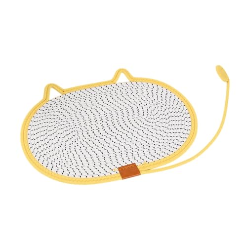 Aymzbd Katzenkratzermatte als Spielzeug für Kätzchen, Schutz für Möbel und Teppich, Gelb 60x40 cm von Aymzbd