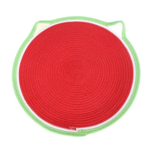 Aymzbd Katzenspielmatte für Boden, Kratzfläche für Möbel, Handgewebte Schlafmatte für Kätzchen, Rot Aymzbd Katzenspielmatte für Boden, Kratzfläche für Möbel, Handgewebte Schlafmatte für Kätzchen, Rot von Aymzbd