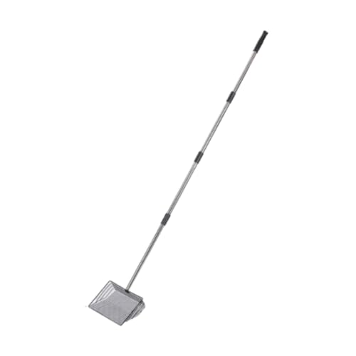 Aymzbd Katzenstreu Schaufel für Kätzchen Wurf Sifter Aus Edelstahl mit Abtrennbarem Design Und Ausziehbarem Mesh, Schwarz von Aymzbd