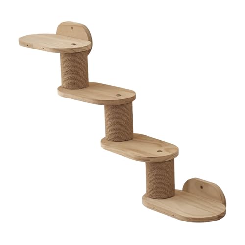 Aymzbd Katzenwandregale Katzenkletterregal Holzkatze Wandstufen von Aymzbd