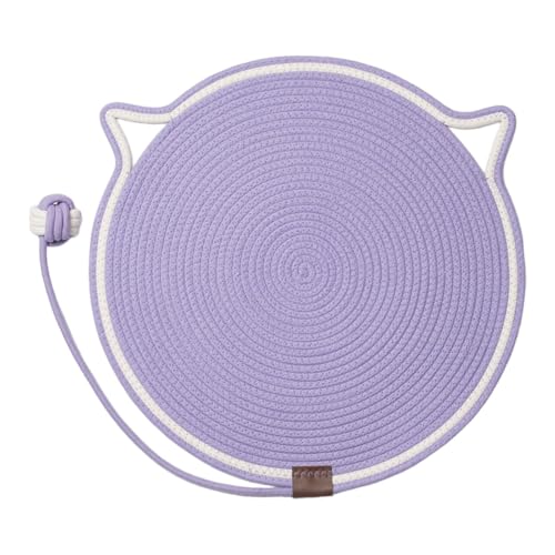 Aymzbd Kratzunterlage für Katzen mit Spielzeug und interaktivem Ball für Zuhause, Lila Aymzbd Kratzunterlage für Katzen mit Spielzeug und interaktivem Ball für Zuhause, Lila von Aymzbd