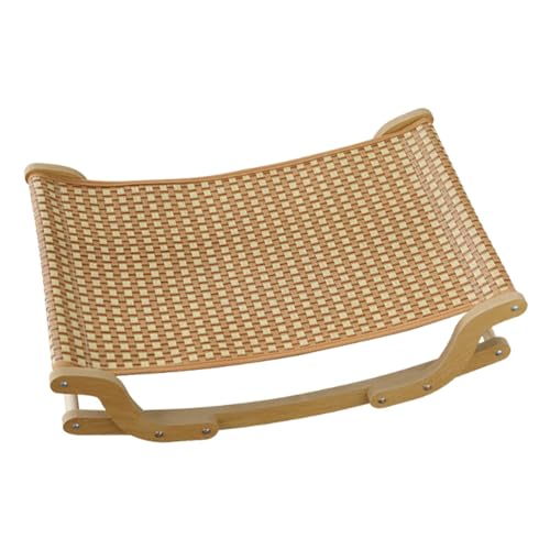 Aymzbd Multifunktionales Katzenkratzbett Aus Holz mit Liegefläche Und Kratzbrett für Aktive Katzen für Wohnungshaltung Und Als Geschenk, Kühlmatte von Aymzbd