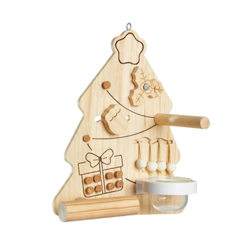 Aymzbd Papagei Barsch Stehen Spielplatz Feeder Tasse Bereicherung Beständig Vogel Spielzeug von Aymzbd