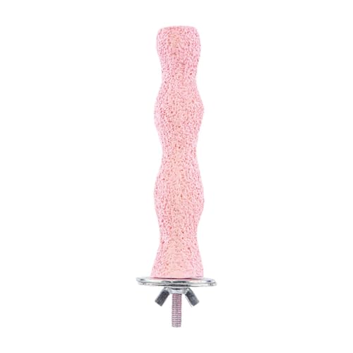 Aymzbd Papageien Sitzstangenständer, Pfotenschleifstäbe, Vogelkäfig Spielzeug, Kletterkäfig Zubehör, Vogelkäfig Sitzstangenplattformen für Vögel, Unzertrennl, Lila von Aymzbd