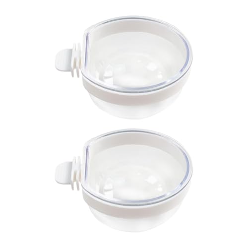 Aymzbd Papageienfuttervogel -Feeder Acryl transparentes Essen Hängende Fütterungsschale Wasserspender für Kanarische Cockatiels Wellensittiche, S Aymzbd Papageienfuttervogel -Feeder Acryl transparentes Essen Hängende Fütterungsschale Wasserspender für Kanarische Cockatiels Wellensittiche, S von Aymzbd