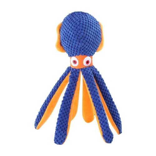 Aymzbd Plüschhundspielzeug mit Quietschfunktion für Hunde und Katzen, interaktives Kauspielzeug, Oktopus Aymzbd Plüschhundspielzeug mit Quietschfunktion für Hunde und Katzen, interaktives Kauspielzeug, Oktopus von Aymzbd