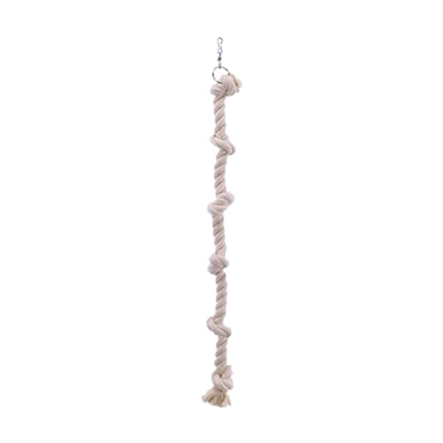 Aymzbd Vogel Kauseil, Sitzstangenständer, Länge 40 cm, Ständer für Nymphensittiche mit Knoten, Wellensittiche, Finken, Hängekäfig Zubehör, Papageienseil Aymzbd Vogel Kauseil, Sitzstangenständer, Länge 40 cm, Ständer für Nymphensittiche mit Knoten, Wellensittiche, Finken, Hängekäfig Zubehör, Papageienseil von Aymzbd