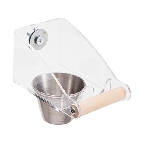 Aymzbd Vogelfutterstation für kleine bis mittelgroße Vögel, hängend, Futterspender, Mehrfarbig, S 1 Cup von Aymzbd