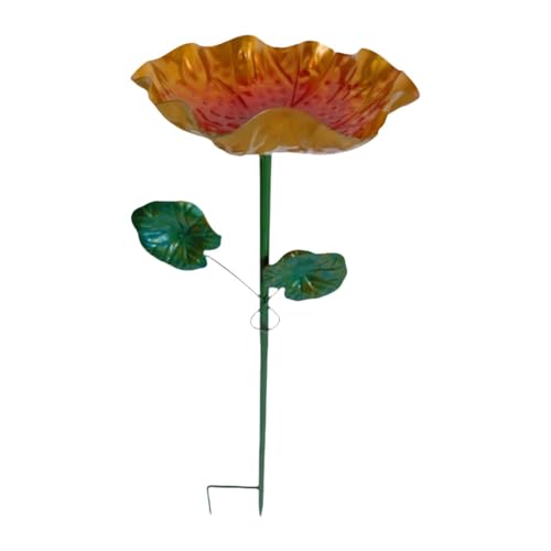 Aymzbd Vogeltränke Als Futterstation Und Wasserschale EIN Kreativer Gartenstecker für Den Vogel Futterplatz mit Pflegeleichter Oberfläche für Den Außenberei, Gold Aymzbd Vogeltränke Als Futterstation Und Wasserschale EIN Kreativer Gartenstecker für Den Vogel Futterplatz mit Pflegeleichter Oberfläche für Den Außenberei, Gold von Aymzbd