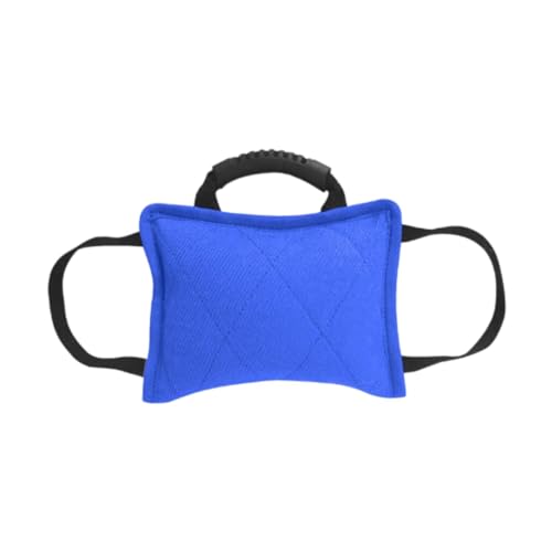 Aymzbd Zerrspielzeug für Hunde, Trainingsspielzeug, Ziehspielzeug, professionell, mit starkem Griff, Hundebeißkissen, Kauspielzeug, Blau Aymzbd Zerrspielzeug für Hunde, Trainingsspielzeug, Ziehspielzeug, professionell, mit starkem Griff, Hundebeißkissen, Kauspielzeug, Blau von Aymzbd