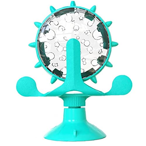 Windmühlenrad Automatische Feeder 360 ° Rotierende Behandlungsspender Interaktives Necken -Spielzeug Für Kleine Haustiere von Ayrsjcl