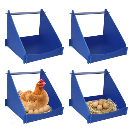 4 Pack Nistkästen für Hühner, Kunststoff Hühner Nistkasten zum Eierlegen, langlebiger Hühner Legenest Box für Hühner, Enten und Geflügel 4 Pack Nistkästen für Hühner, Kunststoff Hühner Nistkasten zum Eierlegen, langlebiger Hühner Legenest Box für Hühner, Enten und Geflügel von Ayuanb