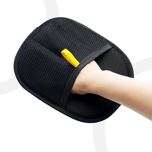 Aywenny Katzenpflegehandschuhe, statischer Tierhaarentferner, wiederverwendbar, elektrostatisch, zur Haarentfernung von Haustieren, Katzen, Hunden, Fellpflege-Handschuhen, Bürstenwerkzeug für Couch von Aywenny