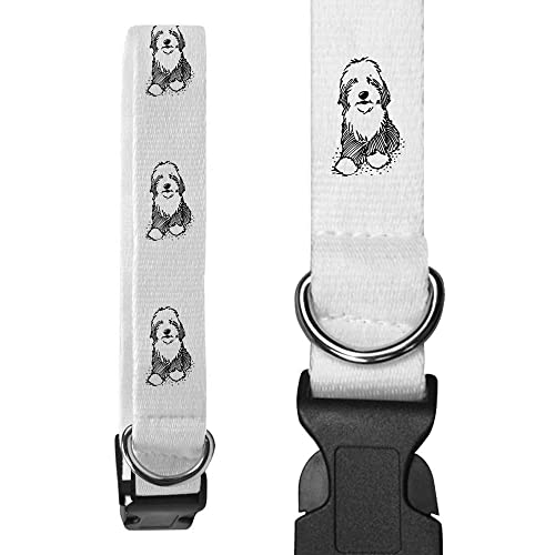 Groß 'Alter Englischer Schäferhund' Hundehalsband (PR00018056) von Azeeda
