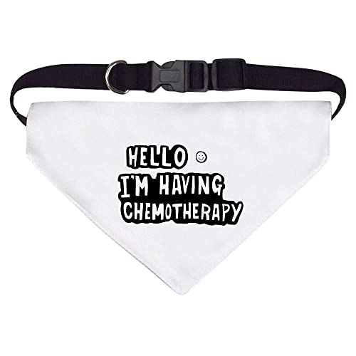 Groß 'I'm Having Chemotherapy' Halstuch für Hund/Katze/Haustier (PD00008836) von Azeeda