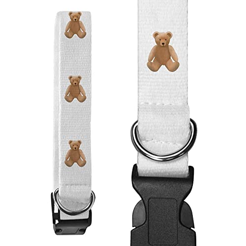Groß 'Teddybär' Hundehalsband (PR00016170) von Azeeda