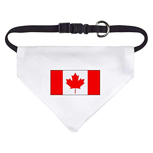 Klein 'Kanadische Flagge' Halstuch für Hund/Katze/Haustier (PD00015233) von Azeeda