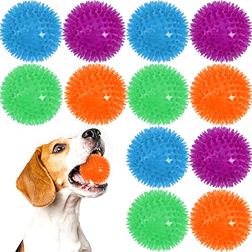 Quietschendes Hundespielzeug, 6.3 cm, stacheliger Hundeball, reinigt Zähne, Haustierspielzeug, quietschende Hundebälle für aggressive Kauer, Kauspielzeug für kleine, mittelgroße und große Große Hunde Quietschendes Hundespielzeug, 6.3 cm, stacheliger Hundeball, reinigt Zähne, Haustierspielzeug, quietschende Hundebälle für aggressive Kauer, Kauspielzeug für kleine, mittelgroße und große Große Hunde von Azegech