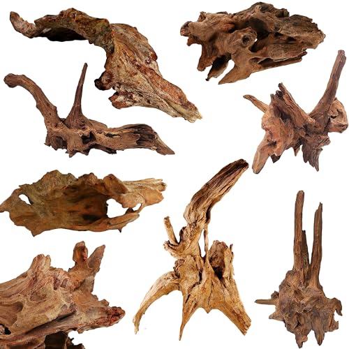 Azil Natürliche Treibholz-Wurzelmischung, 0,9 kg, perfekte Aquarium-Dekoration, ideal für Aquarien, Süßwasser-Aquarien, Terrarien, Aquascaping, Hardscaping, Wasserpflanzen (Treibholz 22,9 - 30,5 cm) Azil Natürliche Treibholz-Wurzelmischung, 0,9 kg, perfekte Aquarium-Dekoration, ideal für Aquarien, Süßwasser-Aquarien, Terrarien, Aquascaping, Hardscaping, Wasserpflanzen (Treibholz 22,9 - 30,5 cm) von Azil