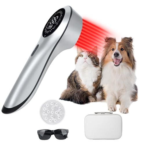 Azilaser Handheld-Therapiegerät für Hunde mit kaltem Rotlicht für Katzen und Haustiere zu Hause von Azilaser