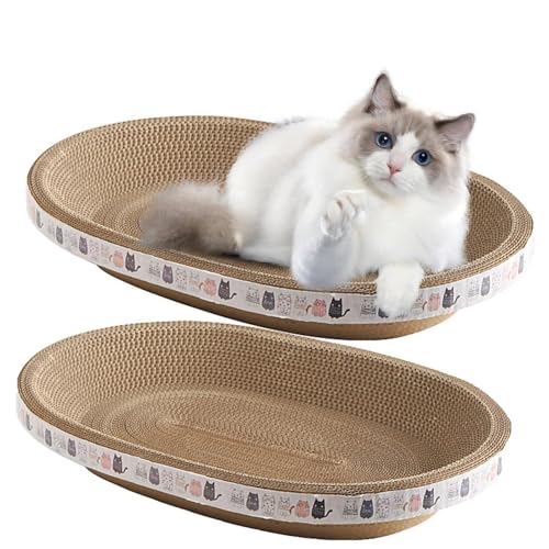 2 Kratzpappe Rund Für Katzen, Kratzpappe Für Katzen, Ovales Katzenkratzbretter Schüssel Nest, Ovales Runde Lounge Kratzbrett Katzenkratzschale Schutz Von Möbeln Couch Kratzpappe, Kratzpappe Katze 2 Kratzpappe Rund Für Katzen, Kratzpappe Für Katzen, Ovales Katzenkratzbretter Schüssel Nest, Ovales Runde Lounge Kratzbrett Katzenkratzschale Schutz Von Möbeln Couch Kratzpappe, Kratzpappe Katze von Aznever