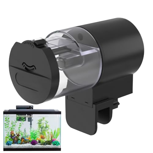 Automatischer Fischfutterautomat - 100ml Aquarium Futterautomat Futterspender | Zeitgesteuerte Portionskontrolle Batteriebetrieben für Guppys Kampffische Automatischer Fischfutterautomat - 100ml Aquarium Futterautomat Futterspender | Zeitgesteuerte Portionskontrolle Batteriebetrieben für Guppys Kampffische von Aznever