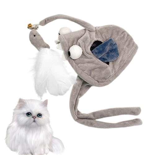 Aznever Am Kopf montiertes Katzenspielzeug,Katzenspielzeug am Kopf - Katzenspielzeug für Wohnungskatzen,Tragbares Katzenspielzeug für Hauskatzen, interaktiver Katzenspielzeugstab, Aznever Am Kopf montiertes Katzenspielzeug,Katzenspielzeug am Kopf - Katzenspielzeug für Wohnungskatzen,Tragbares Katzenspielzeug für Hauskatzen, interaktiver Katzenspielzeugstab, von Aznever