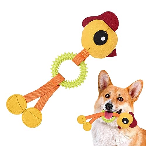 Aznever Beißspielzeug für Welpen - Schnüffelspielzeug für Hunde, Futter verstec - Puzzle-Fütterungsschnüffelspielzeug für Hunde, Leckerli-Spender für Hunde, Spielzeug zum Reinigen und Schärfen von Aznever