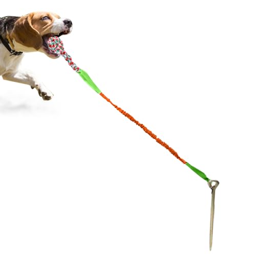 Aznever Große, robuste Kauspielzeuge | Zerrspielzeug für Hunde,Robustes farbiges Kauseil, Kauspielzeug für Hunde, Zähneknirschen, Tauziehen, Zugseil für Hunde, Zahnreinigung, interaktives Seil von Aznever