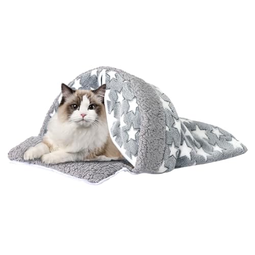 Aznever Katzen-Winterschlafsack,Katzenschlafsack | Bogenförmiges Katzenhöhlenbett,Rutschfestes, waschbares Katzenzelt, überdachtes, geschlossenes Katzenbett für Katzen und Kätzchen im Innenbereich Aznever Katzen-Winterschlafsack,Katzenschlafsack | Bogenförmiges Katzenhöhlenbett,Rutschfestes, waschbares Katzenzelt, überdachtes, geschlossenes Katzenbett für Katzen und Kätzchen im Innenbereich von Aznever