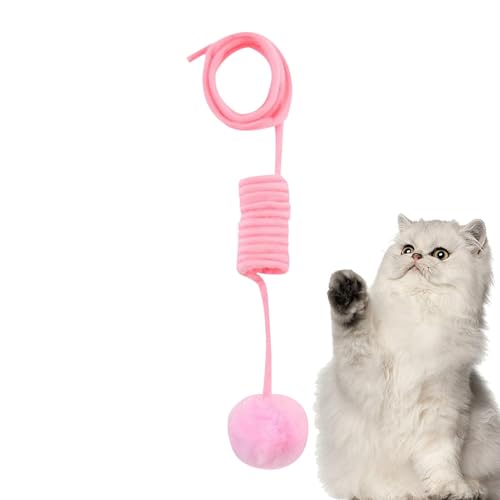 Aznever Katzenspielzeug, Frühlingsspielzeug für Katzen - Interaktiver Katzenball zum Aufhängen, Katzenspielzeug mit Schnur - Flexibles Katzen-Übungsspielzeug, Katzen-Teaser-Ballspielzeug für Tür, Aznever Katzenspielzeug, Frühlingsspielzeug für Katzen - Interaktiver Katzenball zum Aufhängen, Katzenspielzeug mit Schnur - Flexibles Katzen-Übungsspielzeug, Katzen-Teaser-Ballspielzeug für Tür, von Aznever