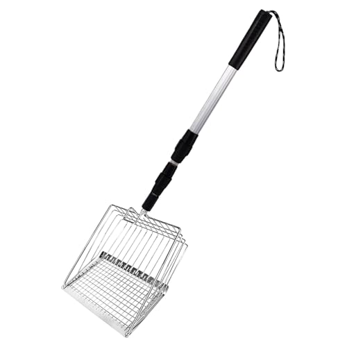 Aznever Katzenstreu Scooper, Pooper Scooper Langgriff | Einziehbarer Seithuhn -Kotschaufel - Kein Biegen zurück -Pet Poop Schaufel Chicken Poop Scooper für Hundekot außen Aznever Katzenstreu Scooper, Pooper Scooper Langgriff | Einziehbarer Seithuhn -Kotschaufel - Kein Biegen zurück -Pet Poop Schaufel Chicken Poop Scooper für Hundekot außen von Aznever