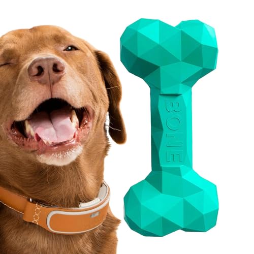 Aznever Kauspielzeug für Welpen zum Zahnen | Interaktives Hundespielzeug gegen Langeweile | Unzerstörbares, knochenförmiges Kauspielzeug für Hunde, bereicherndes Hundespielzeug zur Unterstützung von Aznever